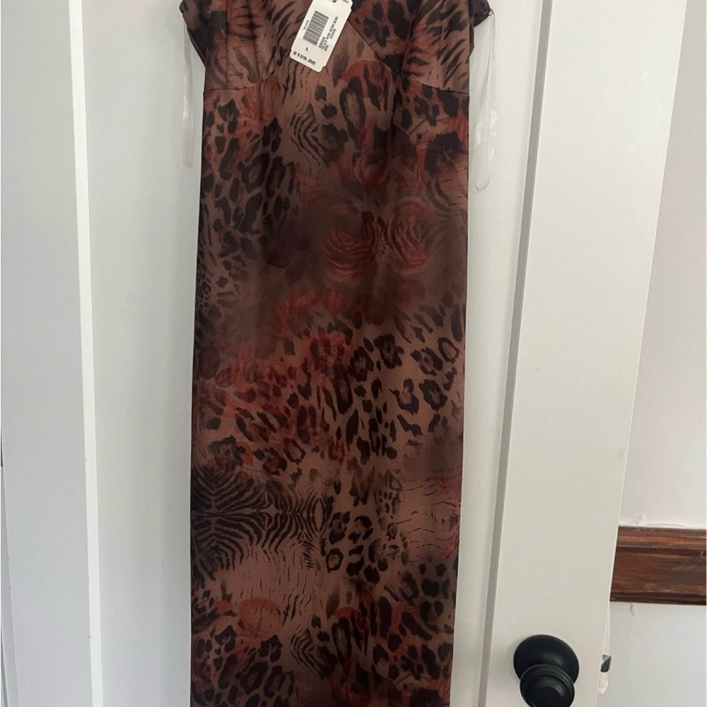 Leopard Print Maxi Dress